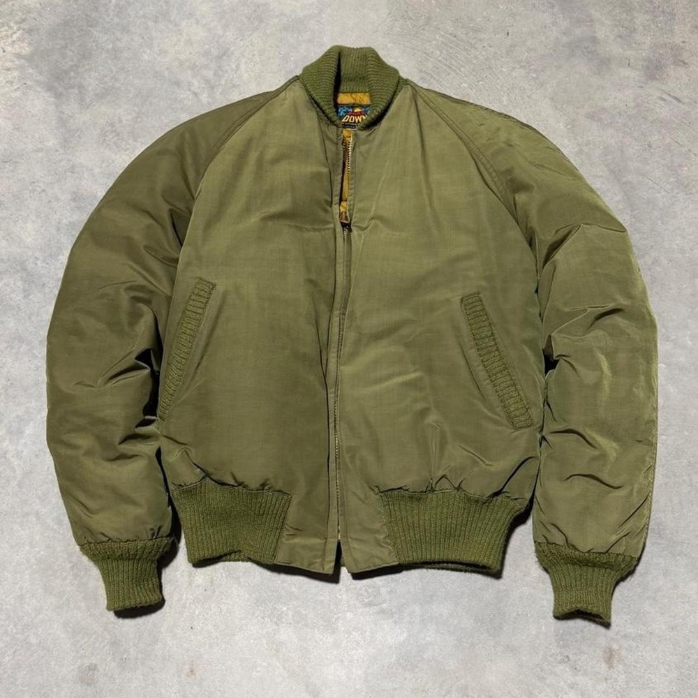 Vintage 50s 60s Bauer Down Bomber Jacket size S/M ? Rare Grail